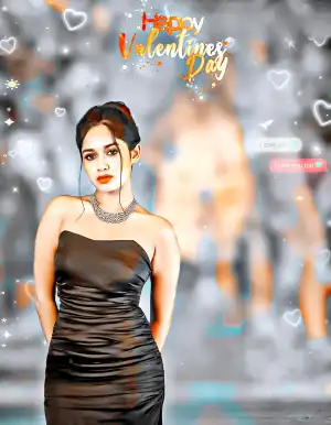 Happy Valentine Day Jannat Editing Background