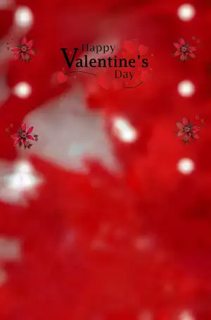 Happy Valentine Day Red CB Editing Background