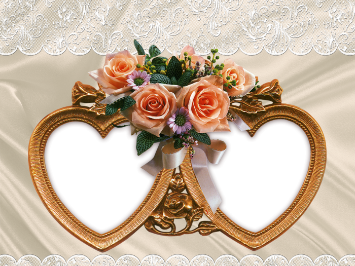 Heart Frame Wedding Marriage Album Background HD