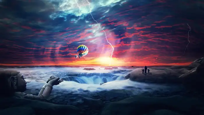 Heaven Sky Rest In Peace Background HD Images  