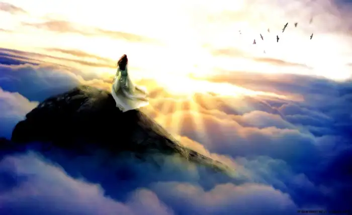 Heaven Sky Rest In Peace Background HD Images  