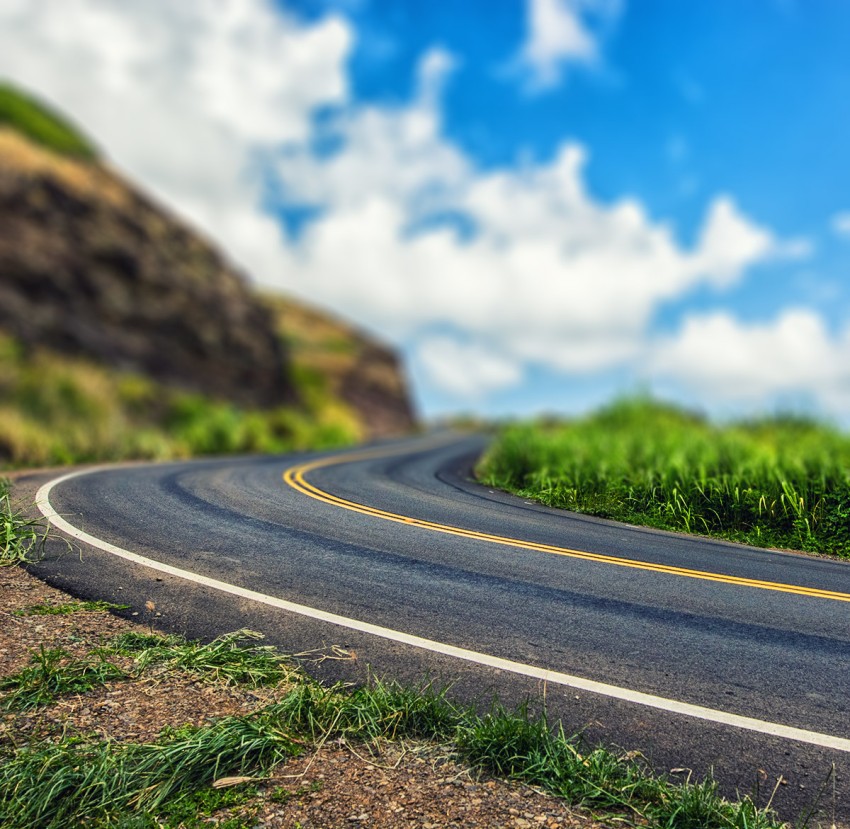 Highway Road Blue Sky CB Picsart Background HD