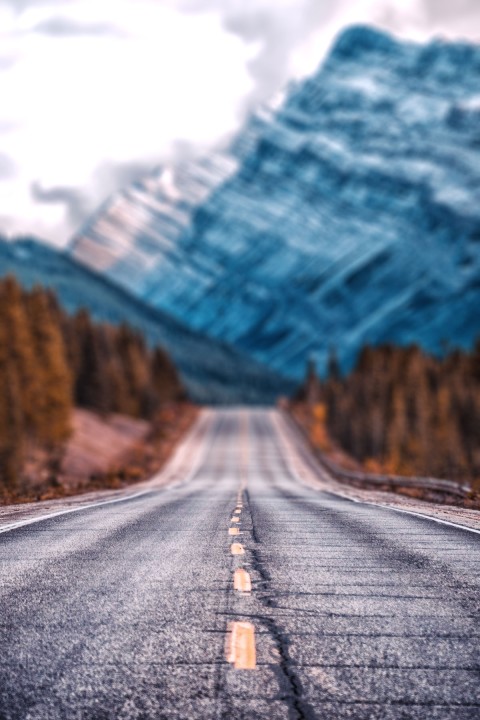 Highway Road Mountain CB Picsart Background HD