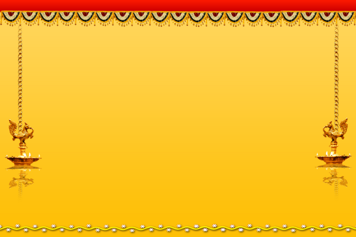 Hindu Wedding Yellow Background HD Wallpaper