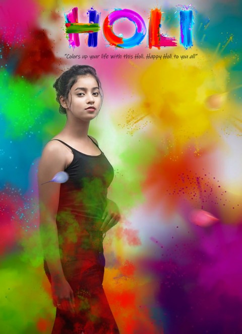 Holi  CB Picsart Editing Girl Background