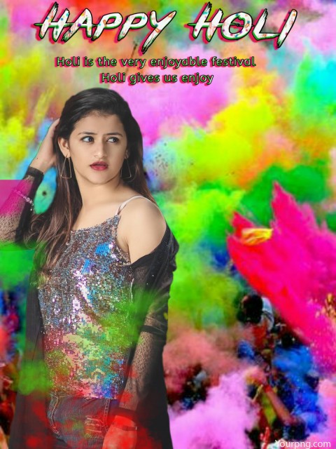 Holi Photo Editing Background With Girls