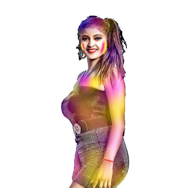 Holi Woman In A Garment   PNG Images