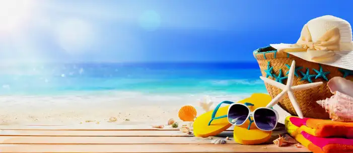 Holiday Beach Blue Sky Background HD Images Free Download