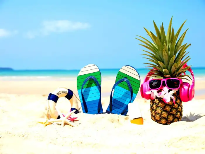 Holiday Beach Flipplop Background HD Images Free Download