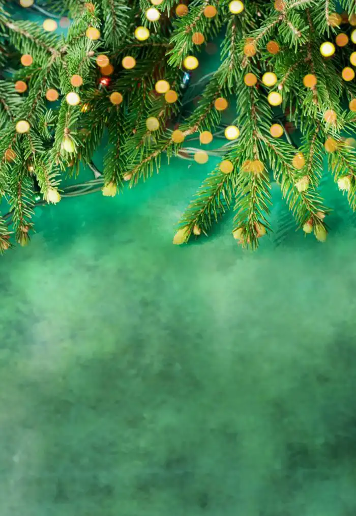 Holiday Green Christmas Tree Background HD Images Free Download