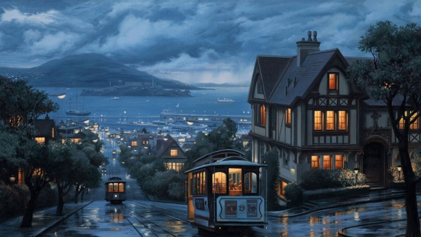 House Rain HD Background Download Free