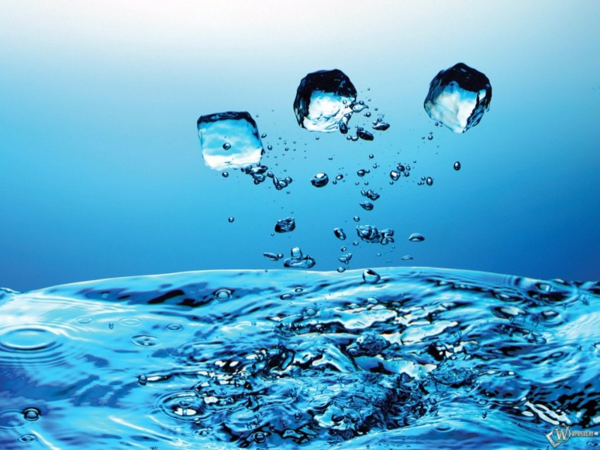 Ice Water HD Background Download Free