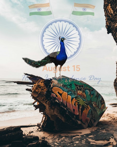 Independence Day PicsArt CB Editing HD Background