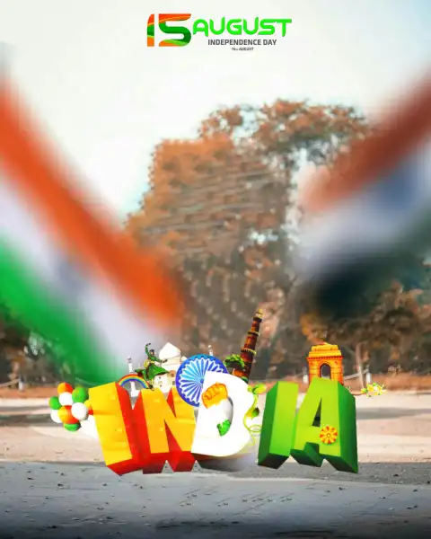 India 15 August Editing Background HD For Picsart )