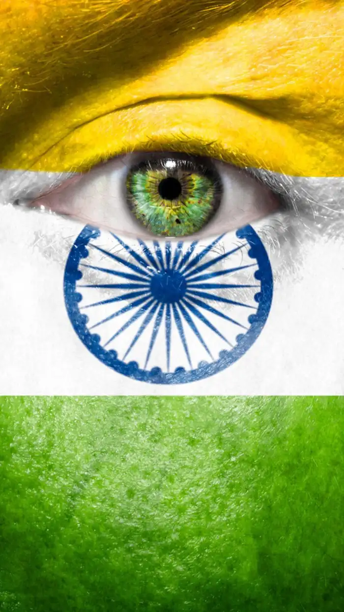 India Flag EyeBackground HD Images Wallpapers (