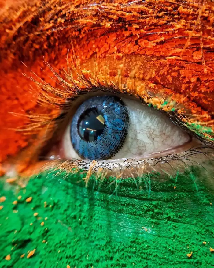 India Flag EyeBackground HD Images Wallpapers (