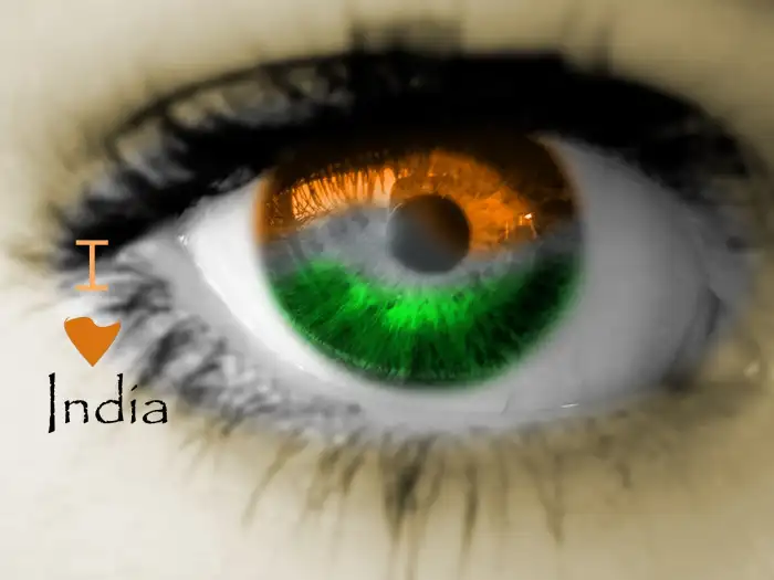 India Flag EyeBackground HD Images Wallpapers (