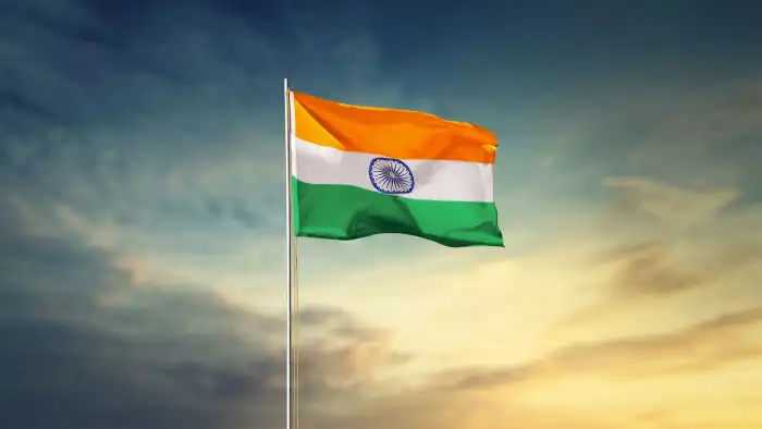 India Flag Flying Sky Background HD Images Wallpapers (