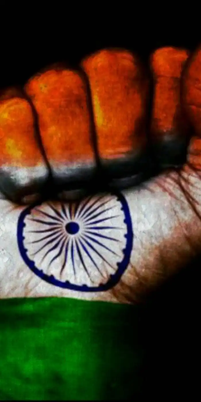 India Flag Hand Phone iPhone Mobile Background HD Images 