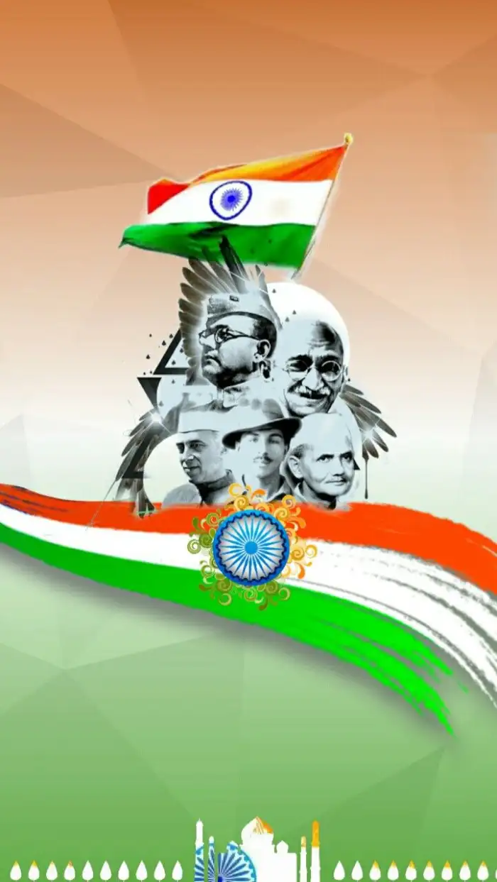 India Flag Phone iPhone Mobile Background HD Images 