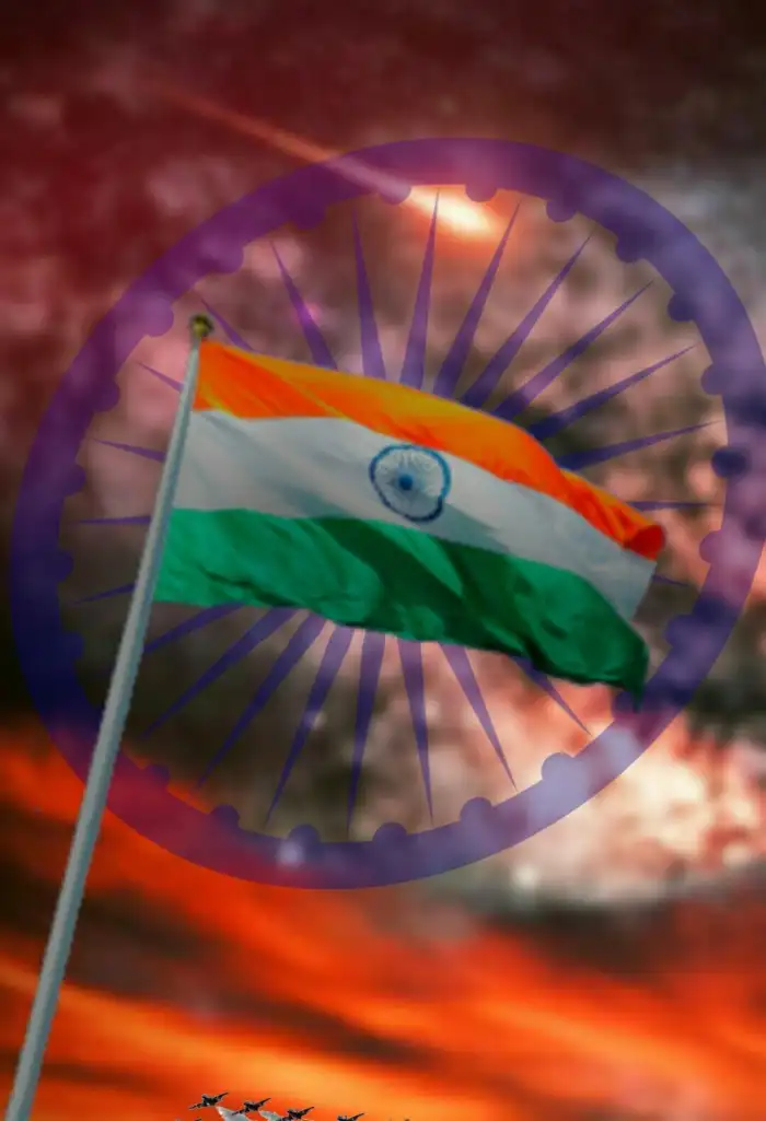 India Flag Tiranga Waving Phone iPhone Mobile Background HD Images (