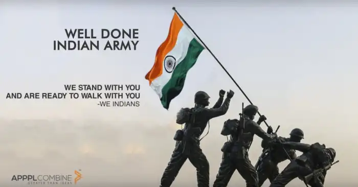 India Flag With Army Background HD Images Wallpapers (