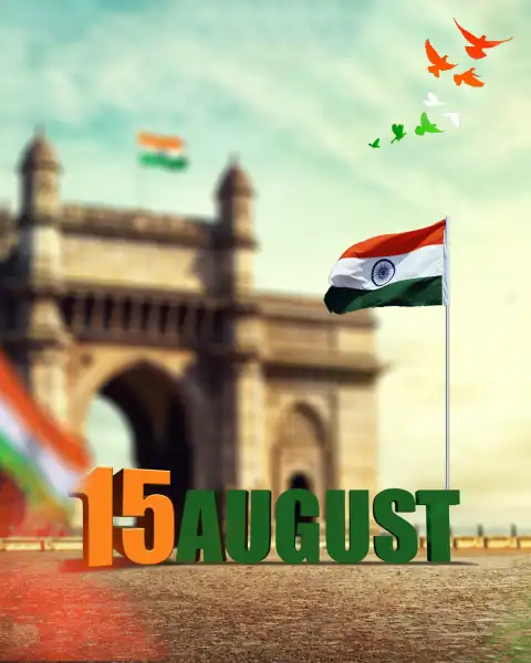 India Gate 15 August CB Editing Background HD  For Photoshop