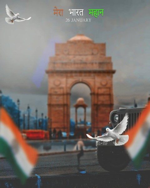 India Gate 26 January Republic Day Editing Background