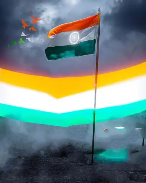 Indian Flag Waving 15 August Editing Background HD  Pics