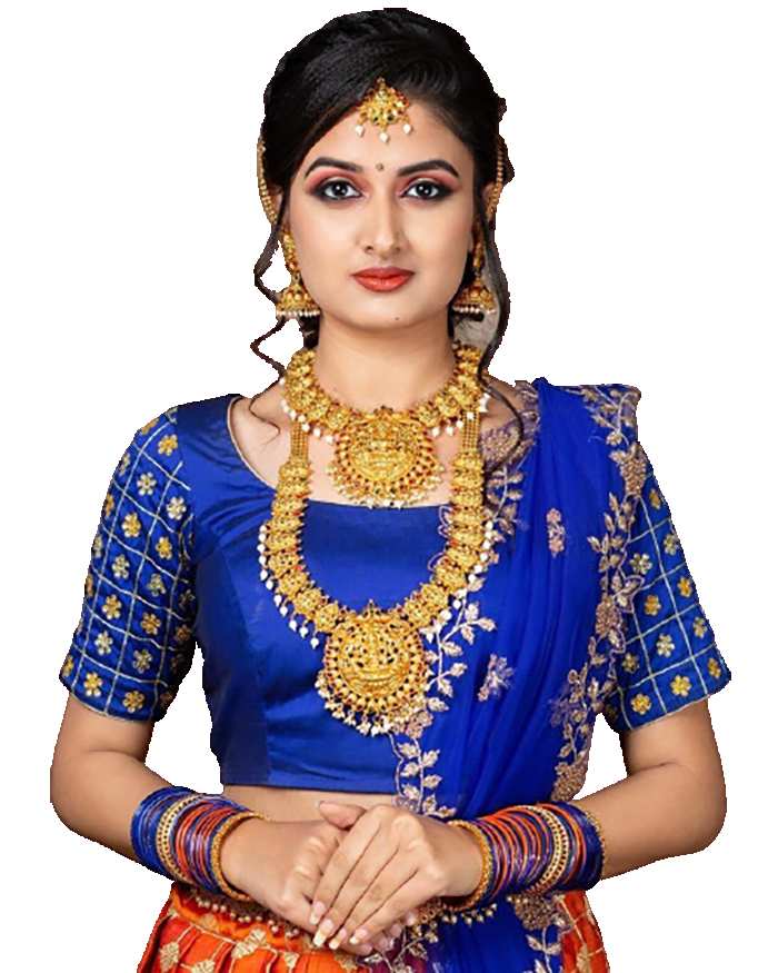 Indian Girl Woman In Saree Full Body PNG Images