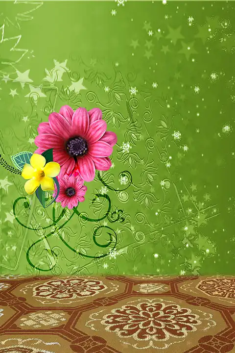 Indoor Flower Studio Album Background HD Download