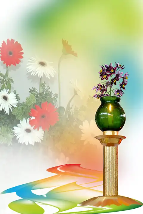 Indoor Flower Studio Background HD Download