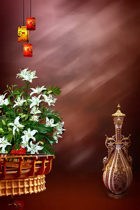 Indoor Flower Studio Background HD Download