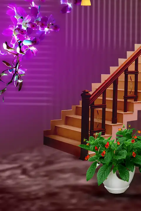 Indoor Stairs Studio Background HD Download