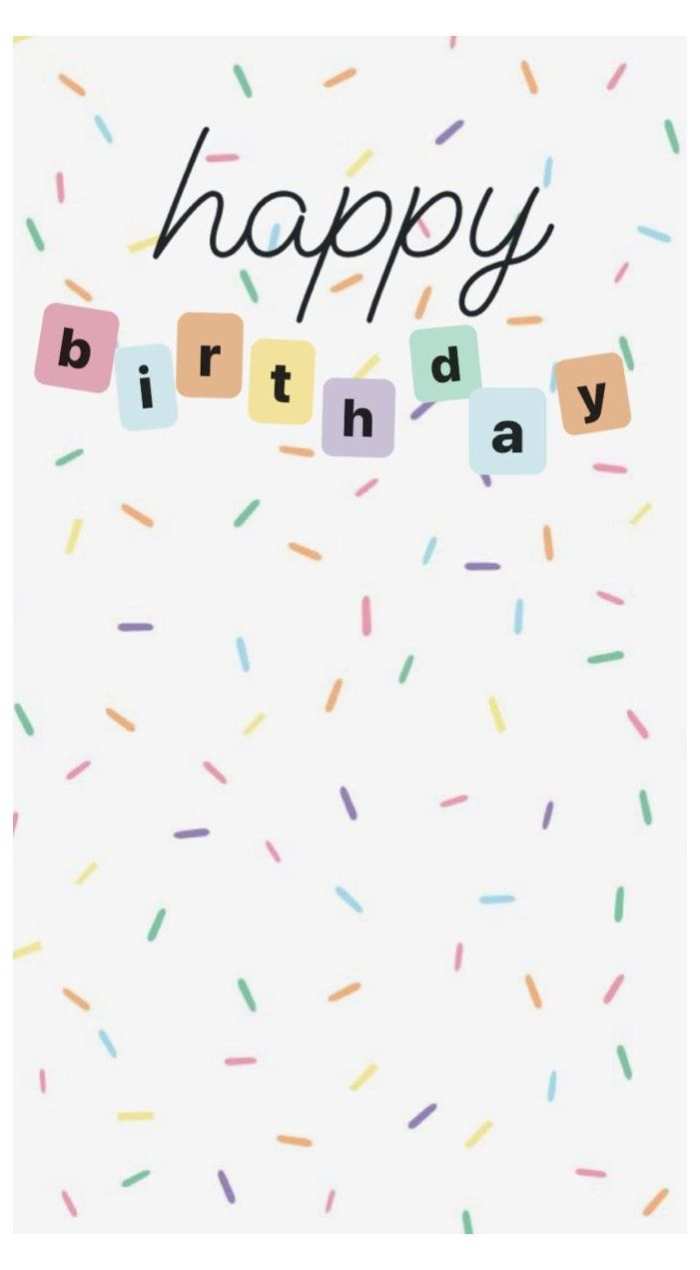 Instagram Aesthetic Happy Birthday Story Post Background