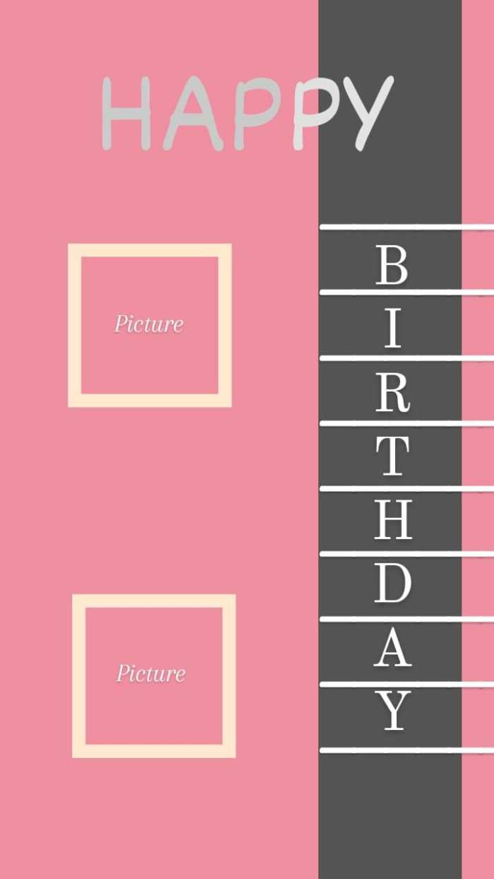 Instagram Friend Happy Birthday Story Post Background