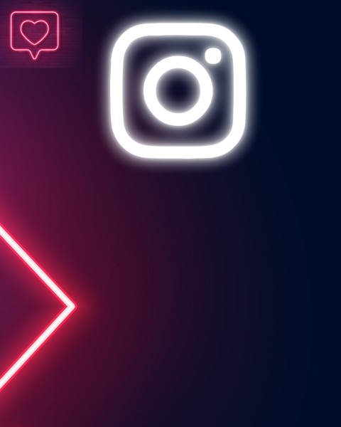 Instagram Glowing Photo Editing Background Dark