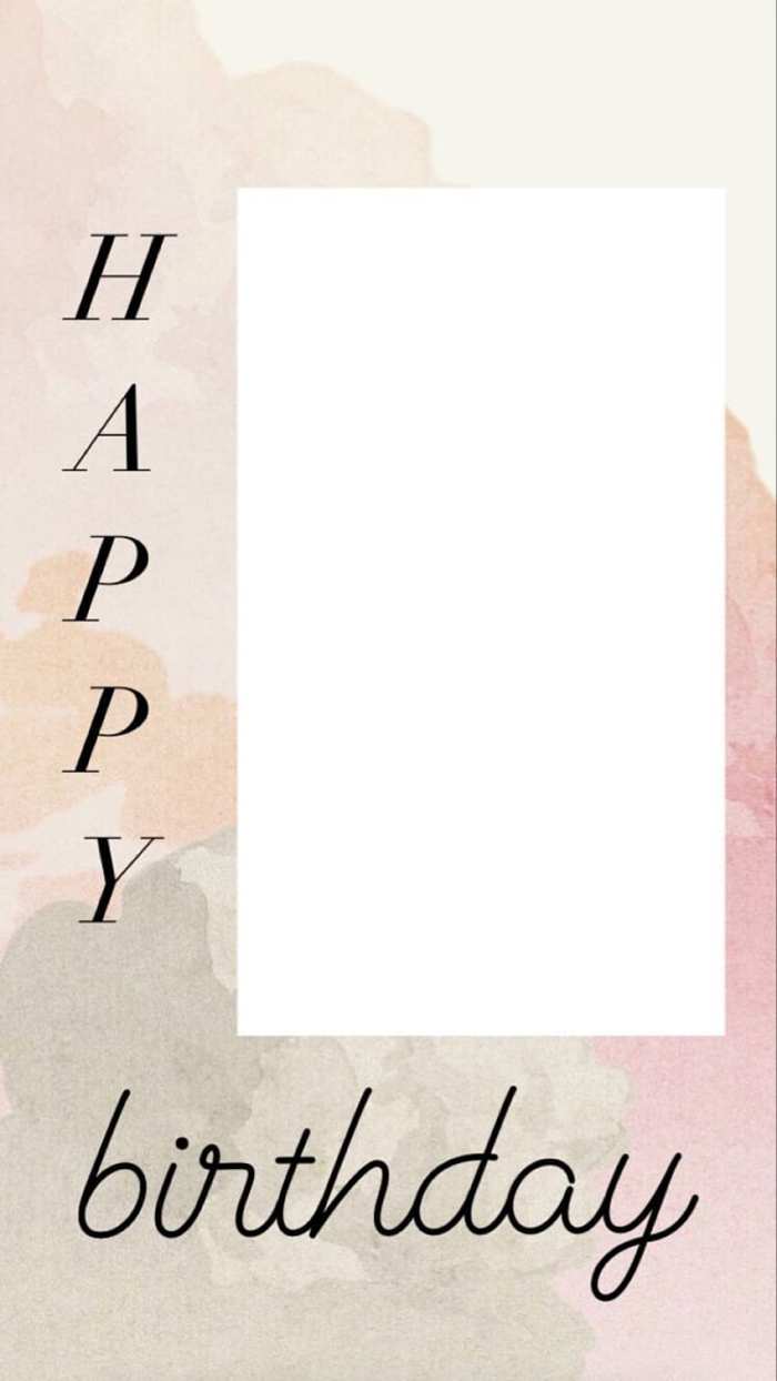 Instagram Happy Birthday Aesthetic Story Post Background