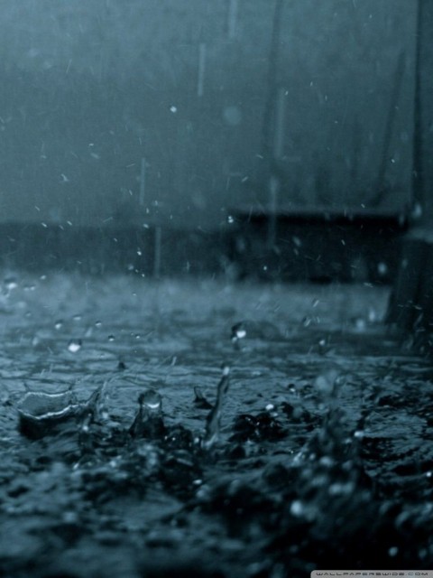 iPhone Rain HD Background Download