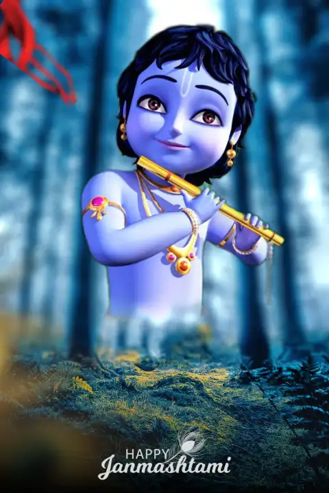 Janmashtami Editing Blur Forest  Background For CB PicsArt