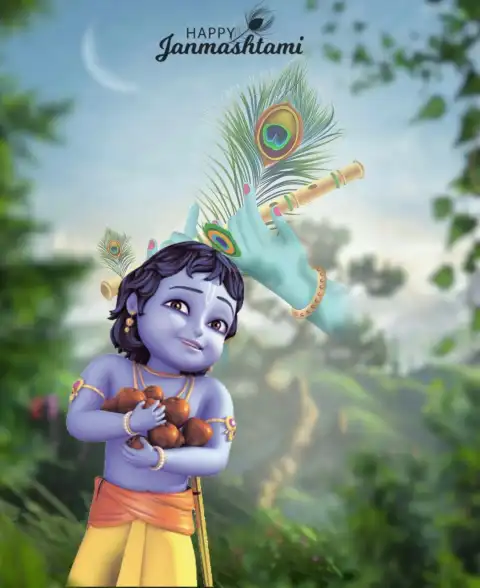 Janmashtami Snapseed Photo Editing Background  Full HD