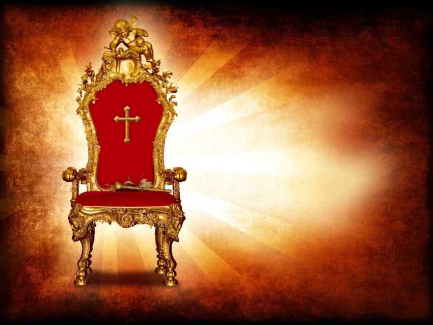 Jesus Royal Chair Background Wallpaper