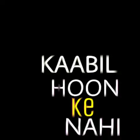 Kaabil Hoon Ke Nahi Text PNG Images Download