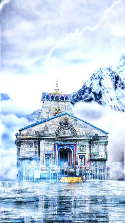 Kedarnath Temple CB Picsart Editing Background HD Download