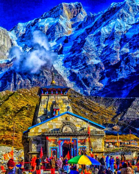 Kedarnath Temple CB Picsart Editing Background HD Download