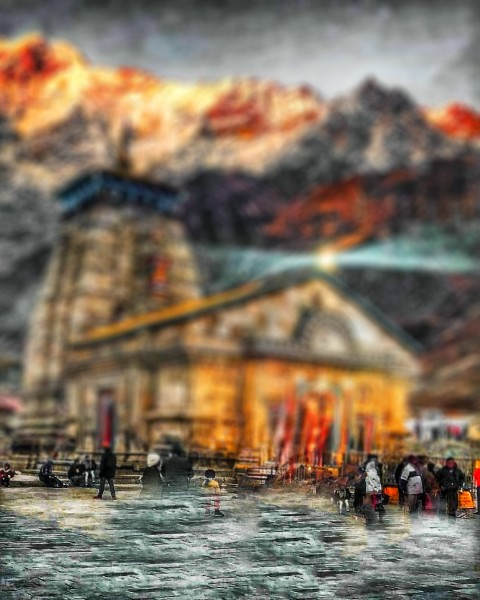 Kedarnath Temple CB Picsart Editing Background HD Download