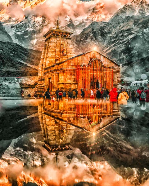 Kedarnath Temple CB Picsart Photo Editing Background