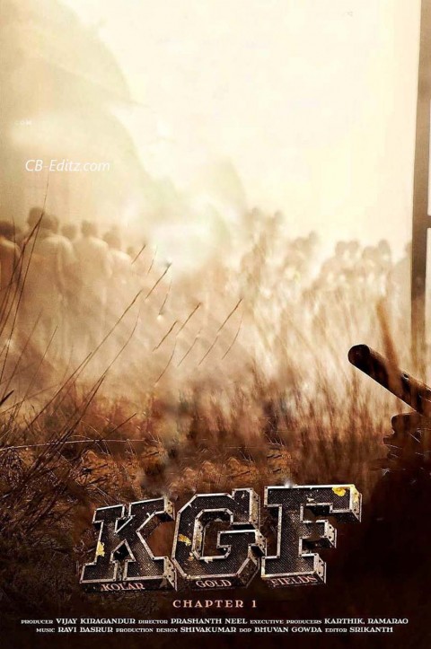 KGF Movie Poster Editing CB Background