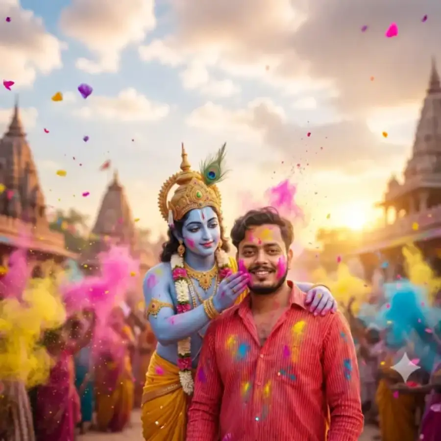 Thumbail Of Happy Holi Ai Photo Editing Prompts For Gemini