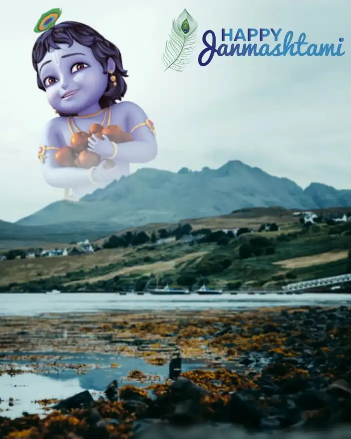 Krishna Janmashtami Editing Background For Picsart